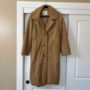 American Eagle Outfitters Tan Teddy Jacket
